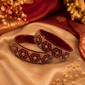 AuraAdorn Lac Bangle Set (Pack of 2)