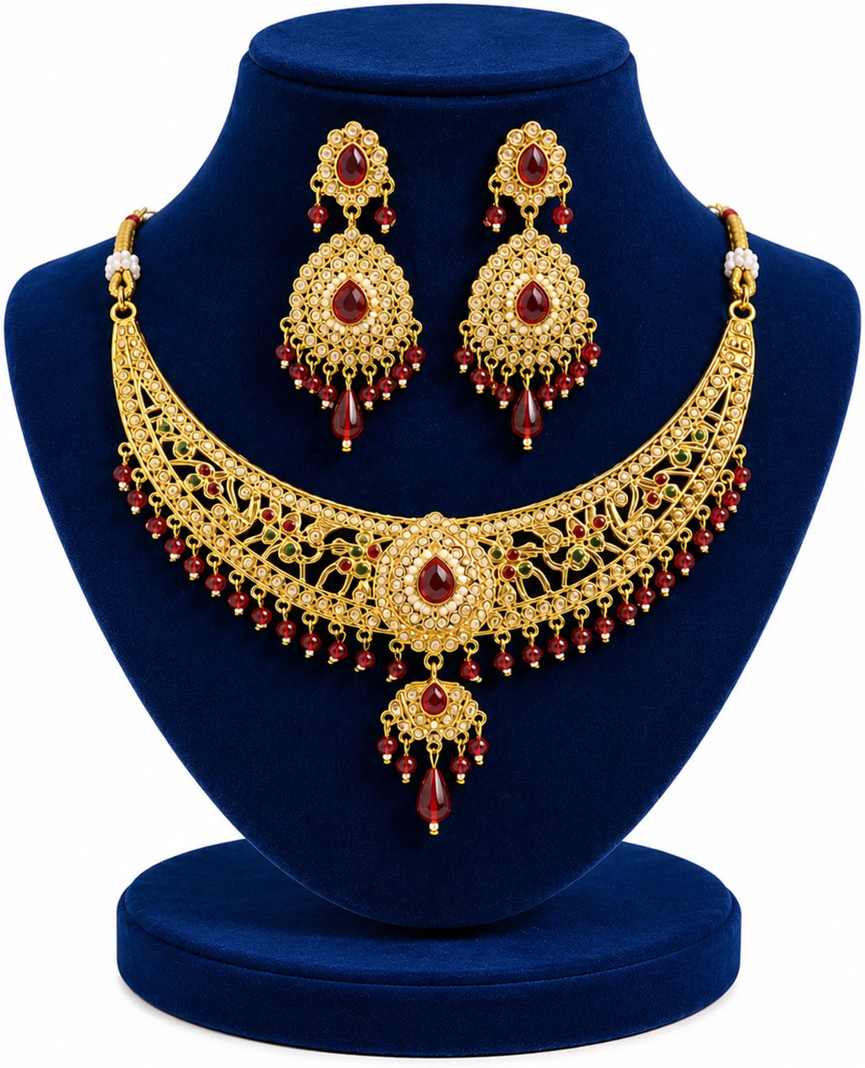 ysh Alloy Multicolor Jewel Set (Pack of 2)