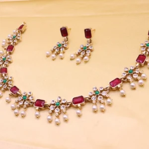 VIVANTA DESIGN Alloy Multicolor Jewel Set (Pack of 1)